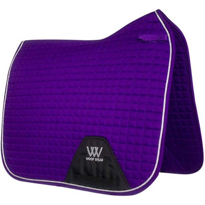 2022 Woof Wear Womens Performance Riding Shirt & Woof Wear Dressage Saddle Cloth Bundle - Ultra Violet